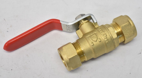 Lot of 2 Brass Ball Valve Lead Free Copper CPVC PEX 1/2" 600 WOG NSF61-9