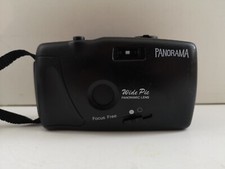 Panorama Wide Pic 35mm Film Point and Shoot Panoramic Camera Black