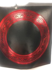 BAJO QUINTO, CLASSICAL, GUITAR ROSETTE/ INLAY SOUND HOLE METTALIC RED BLACK