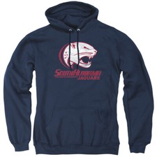 University of South Alabama Adult Pullover Hoodie Distressed Primary,Navy,S-3XL