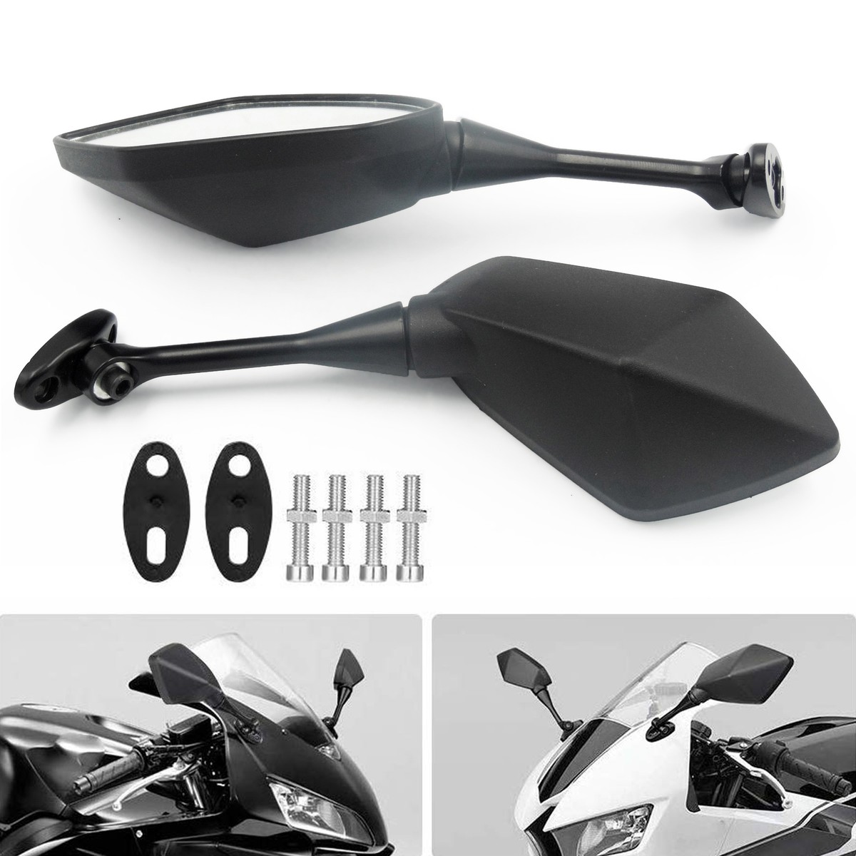 バイク用ミラー CBR900用 CBR919用 CBR929用 CBR954用 CBR600用 F4用 F4I バイク用 ミラー CBR900 用 CBR919 用 CBR929 用 CBR954 1998-2003 VTR1000 1998-