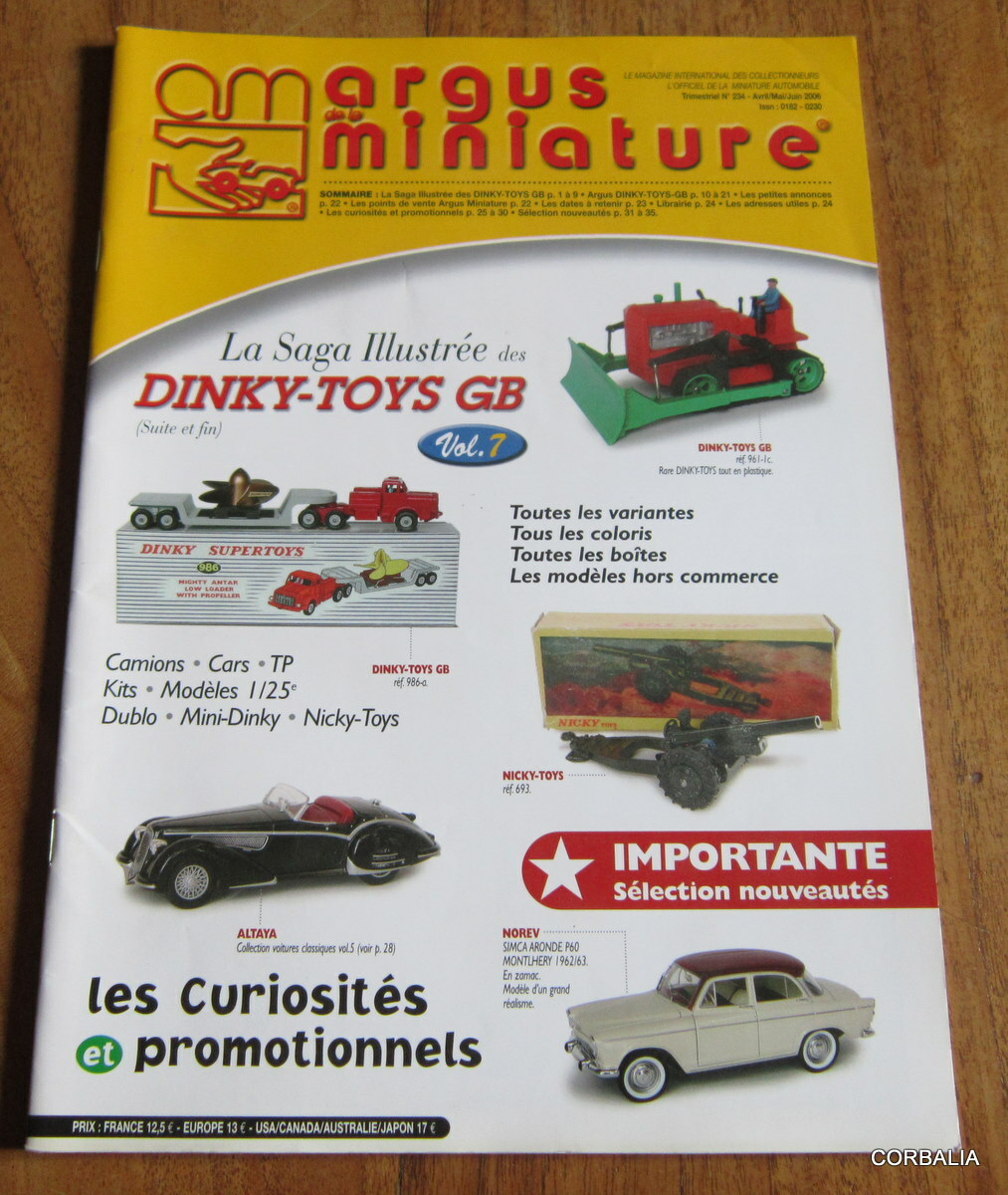 argus miniatures dinky toys