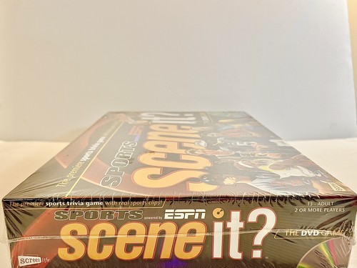 Scene It Sports Trivia DVD Game ESPN Brand New Seal,Screenlife 2005 collectible - Picture 3 of 4