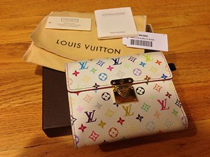 lv wallet multicolor