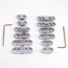 2sets 7mm 8mm Chrome Spark Plug Wire Separators Looms Dividers Chevy Ford 9723