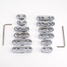 2Sets 7mm 8mm Chrome Spark Plug Wire Separators Looms Dividers Chevy Ford 9723