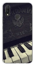 Coque en silicone imprimée compatible Huawei P Smart Plus Old piano
