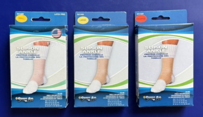 Sport Aid Ankle Brace Slip-On Small, Large, XL Latex Free Beige NEW Choose