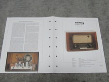 Schaltplan für Röhrenradio Radio Körting Syntektor 54W von 1953 Rundfunkmuseum