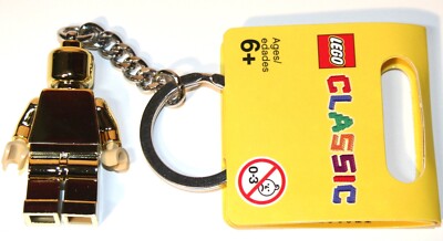 LEGO  Schlüsselanhänger 852688 Golden Minifigur NEU 2009 Key Chain