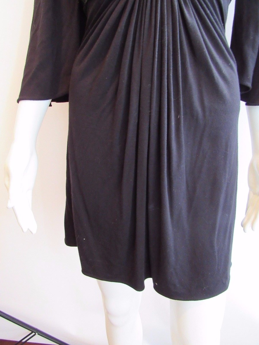 SI ROSSI A93770MNAG011115316 関税送料込 Sky Brand Clothing Black Ruched Belted Dress Size XS | eBay