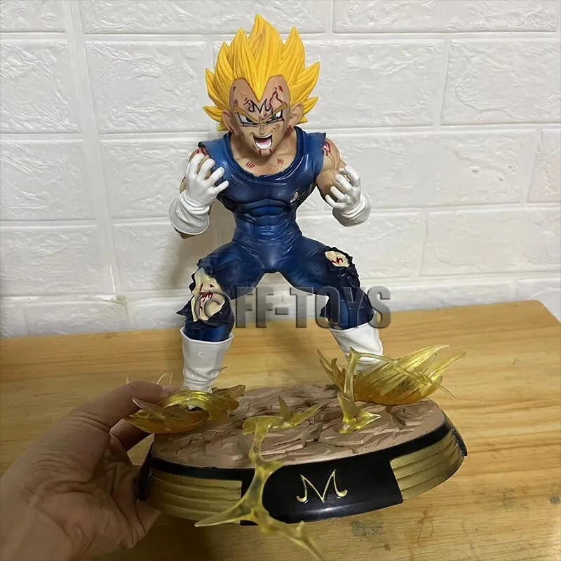 Figurine Dragon Ball Z Majin Vegeta Super Saiyan 28cm – Édition Limitée 2023