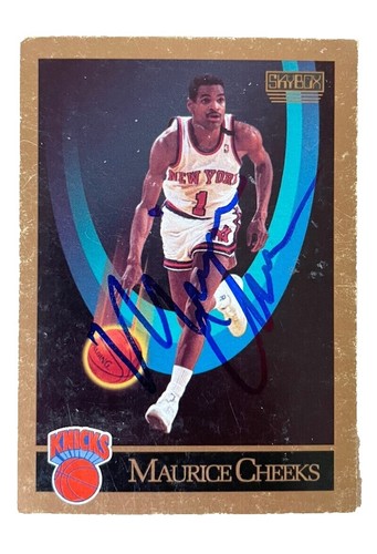 Larry Johnson auto 1996 SkyBox #76 card New York Knicks PSA
