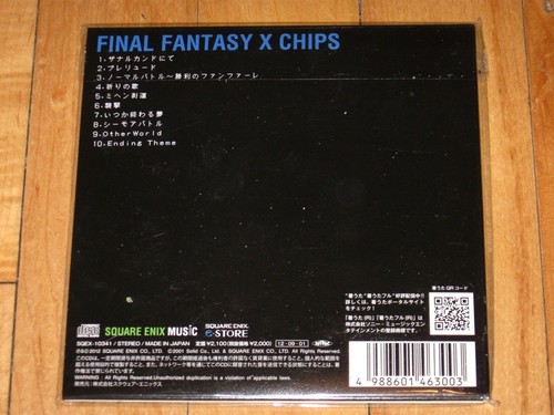 Final Fantasy X Chips chiptune soundtrack CD RARE event-exclusive release - Picture 2 of 2