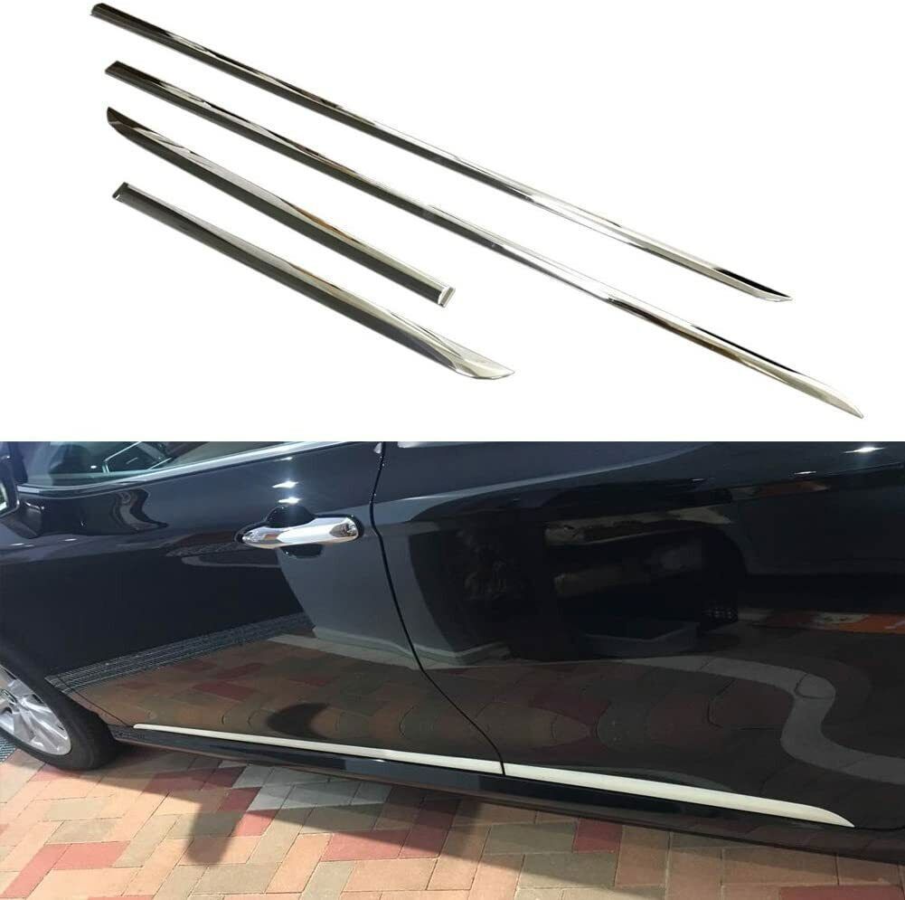 Fits For Toyota Camry 2020-2021 Chrome Door Side Sill Molding Trims Guard Cover