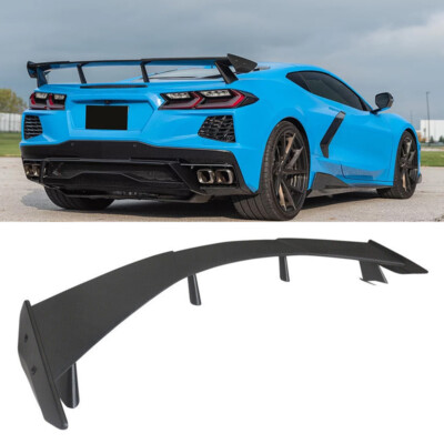 Matte Black Rear Spoiler For 2020-2025 Chevy Corvette C8 Trunk Spoiler Wing Lip