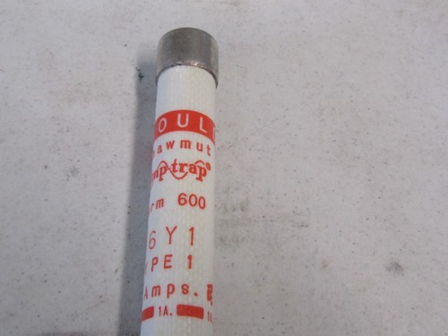 Gould Shawmut Amp-trap A6Y1 Type 1 1A 600VAC Fuse NEW BOX OF 10 - Picture 5 of 5