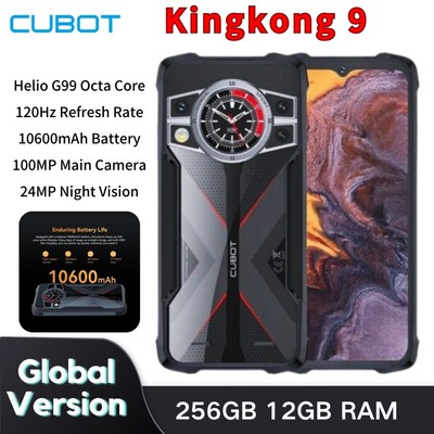 Cubot KingKong 9 12+256GB Rugged 4G Handys 100MP Smartphone 10600mAh Dual Screen