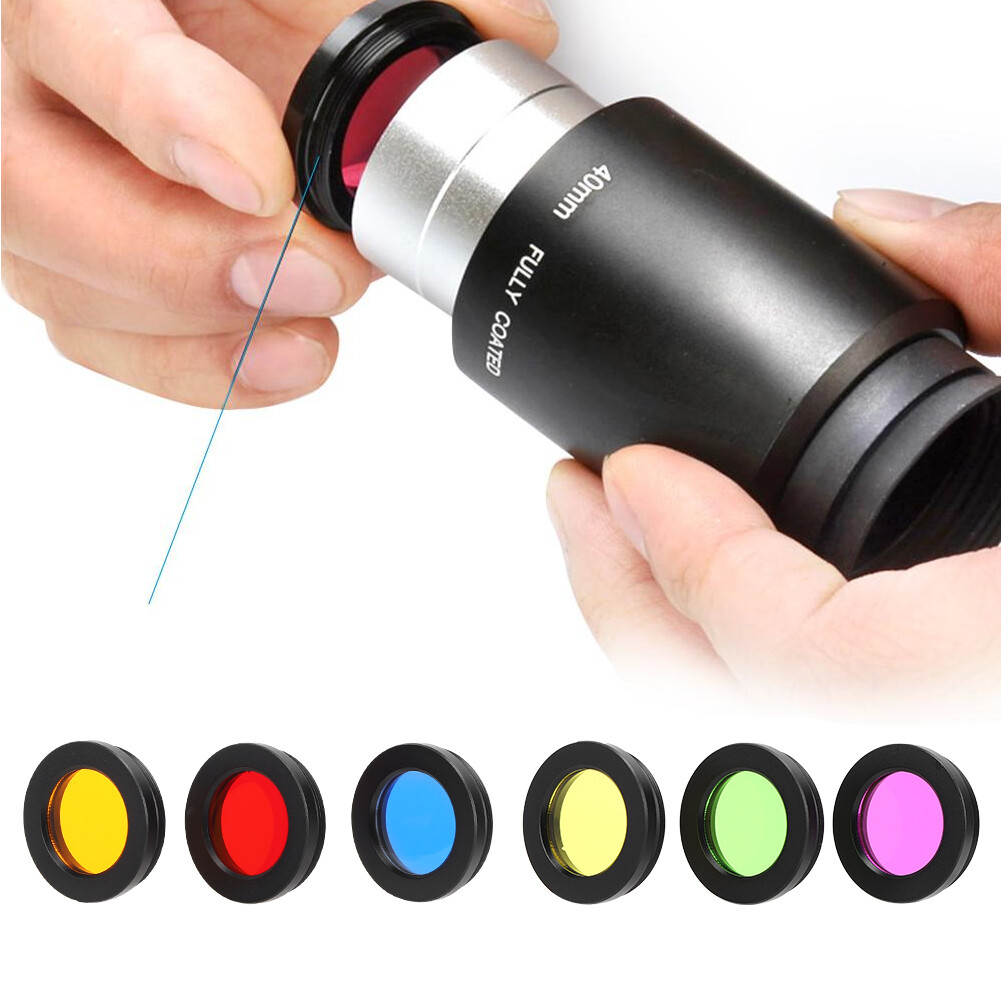 6 Colors 1.25 Inch Colorful Astronomical Telescopes Eyepieces Screw