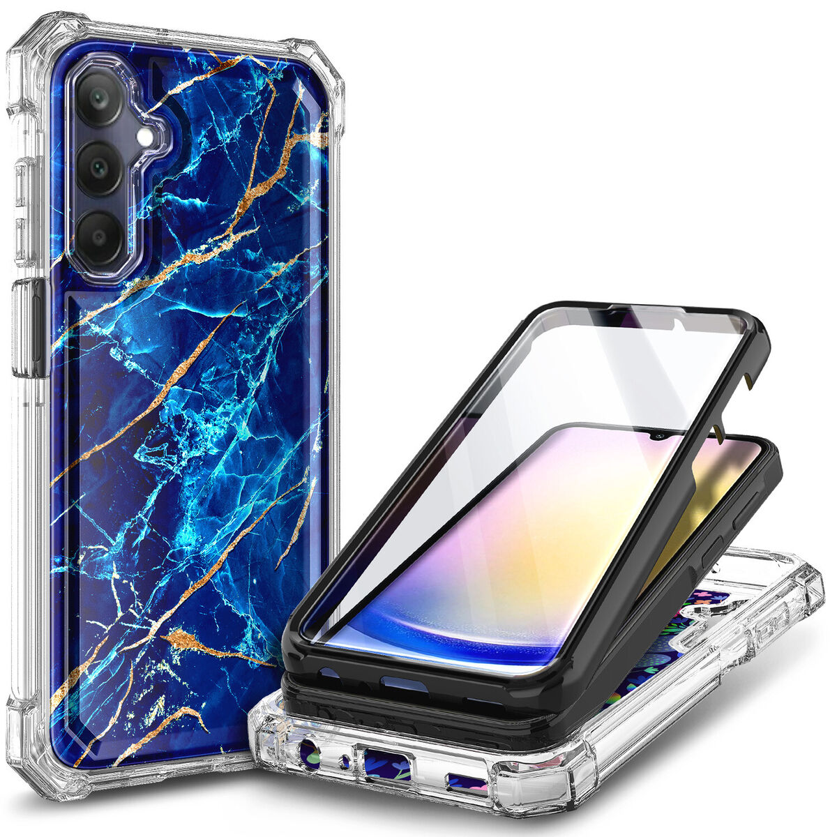 For Samsung Galaxy A25 5G Case Full Body Phone Cover + Built For Samsung Galaxy A25 5G Case Full Body Phone Cover + Built