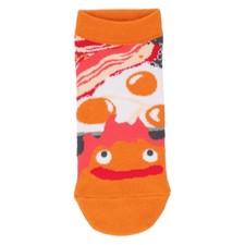 Japan Studio Ghibli Howl's Moving Castle Zapatilla Calcetines Calcifer Tocino y huevos