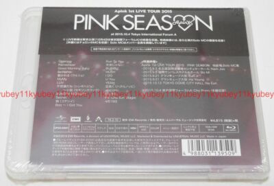 APINK 1st Live Tour 2015 Pink Season Blu-ray Fre From Japan