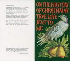 US 1444 & 1445 FDC Ceremony Program Christmas US 1444 & 1445 FDC Ceremony Program Christmas