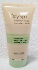 DaySpa Day Spa FRUIT ENZYME SUGAR SCRUB Let's Glow Luminous Skin 2 oz/56g New