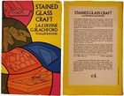 Stained Glass Craft Paperback Instruction Book - 115 Pages w/ Illustrations