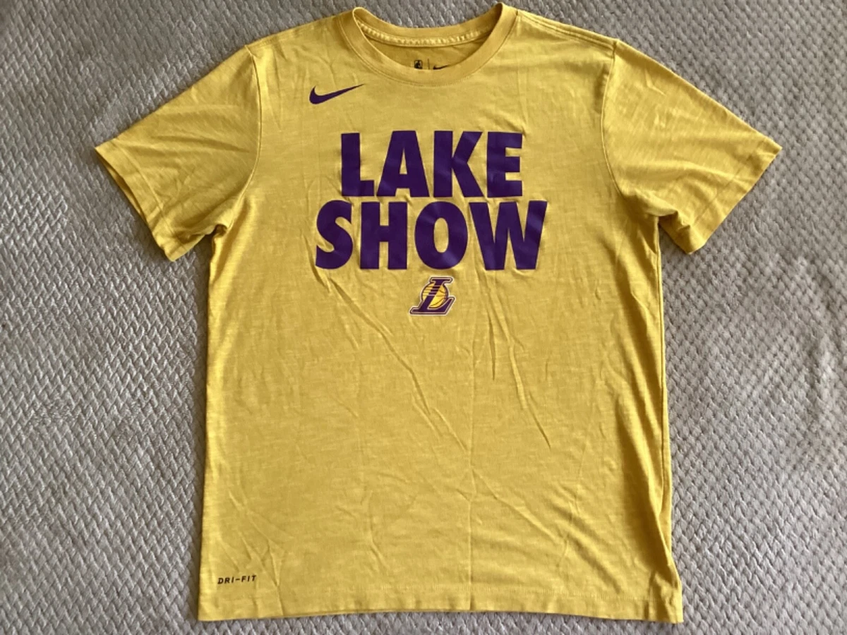 LA Lakers NBA The Lake Show The Nike Tee Men s Dri Fit Graphic T