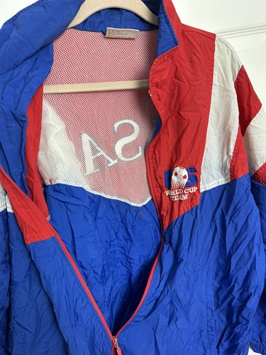 Vintage 90s Adidas USA World Cup Soccer Team Jacket Size L VTG RARE - Picture 9 of 15