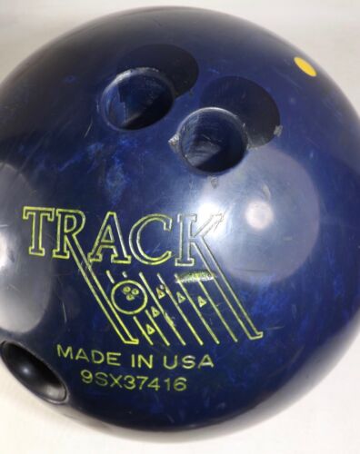 Super Rare Track Triton TKO Contender 15lb 9oz Cobalt Blue Bowling Ball 9SX37416 - Picture 5 of 6