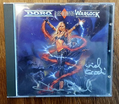   Doro & Warlock - Rare Diamonds (1991) (CD) - mit Original Autogramm Signature