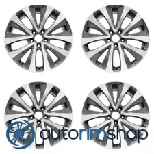 Acura MDX 2014 2015 2016 19" Factory OEM Wheels Rims Set Machined Charcoal