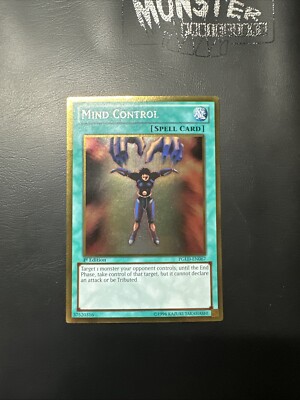 Yu-Gi-Oh! Mind Control Karte (PGLD-EN067) - Premium Gold 1st Edition Gold Rare Sammelkarte
