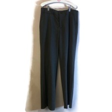 Lauren Ralph Lauren Womens Sanderson Gray Wool Dress Pants Sz 10