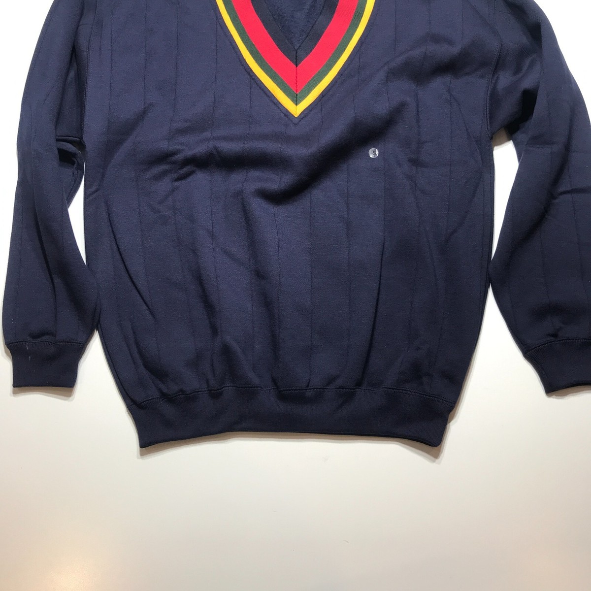 90s Vintage Old Gap Tilden Sweatshirt Navy Blue w/ Fleece Lining 