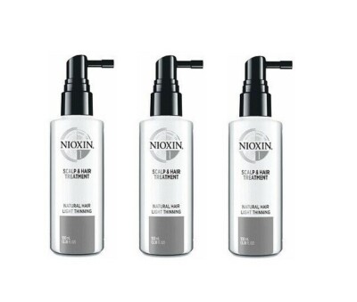 Nioxin Sys1 Scalp & Hair Treatment, Natural Hair Light Thinning, 3.38oz (2 pack)