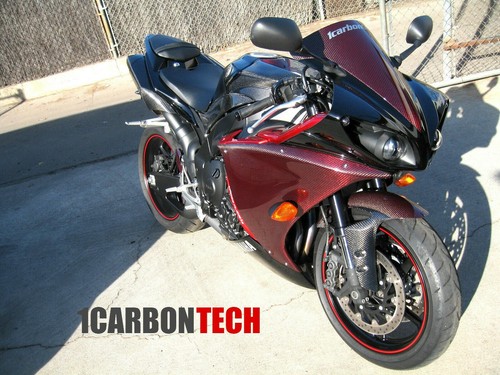 YAMAHA YZF R6 R1 CARBON FIBER FRONT FENDER HYBRID 2017-2018-2019-2021-2022-2023 - Bild 7 von 8