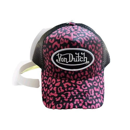 Von Dutch Trapper Pilot Aviator Fur Lined Hat Brown Leather  display picture 1