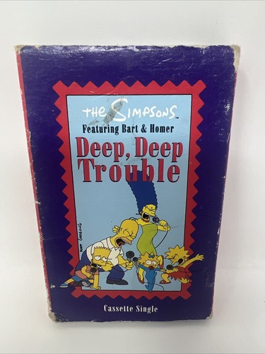 The Simpsons Deep Deep Trouble Cassette TAPE DJ Jazzy Jeff 1991
