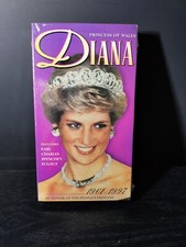 NEW Diana, Princess of Wales/1961-1997/The Peoples Princess (VHS) UK England 