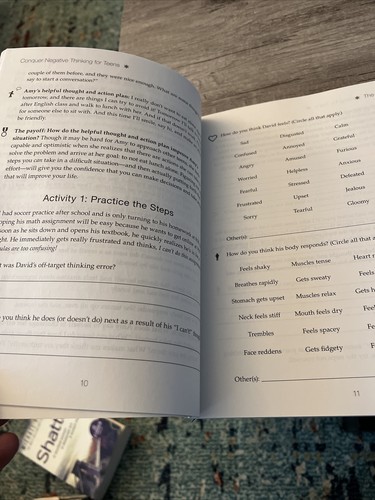 Lot Of 3 Workbooks To Conquer Negative Thinking for Teens & Feeling Better (2) - Bild 9 von 11