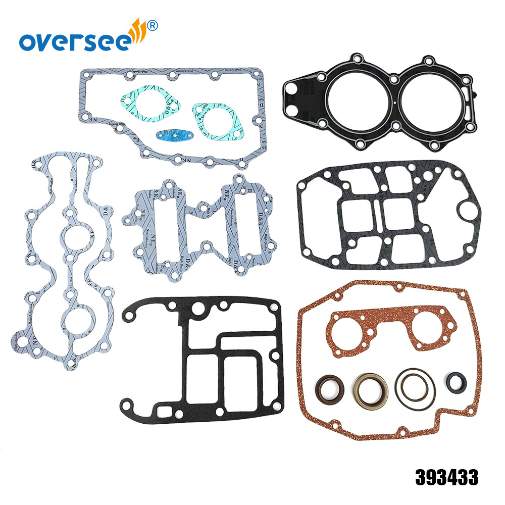 393433 Powerhead Gasket Set For OMC Sierra Marine 20-60HP 2 Stroke