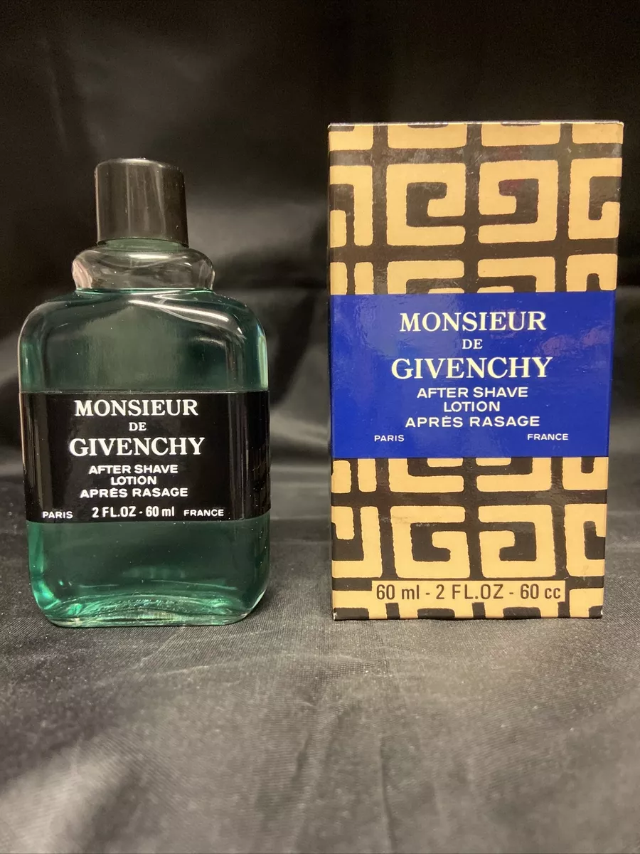 Monsieur De Givenchy After Shave Lotion Splash 2.0 fl oz for Men NIB Ref 5425