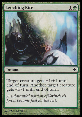 MTG 4x LEECHING BITE - BLUTEGELBISS - NPH