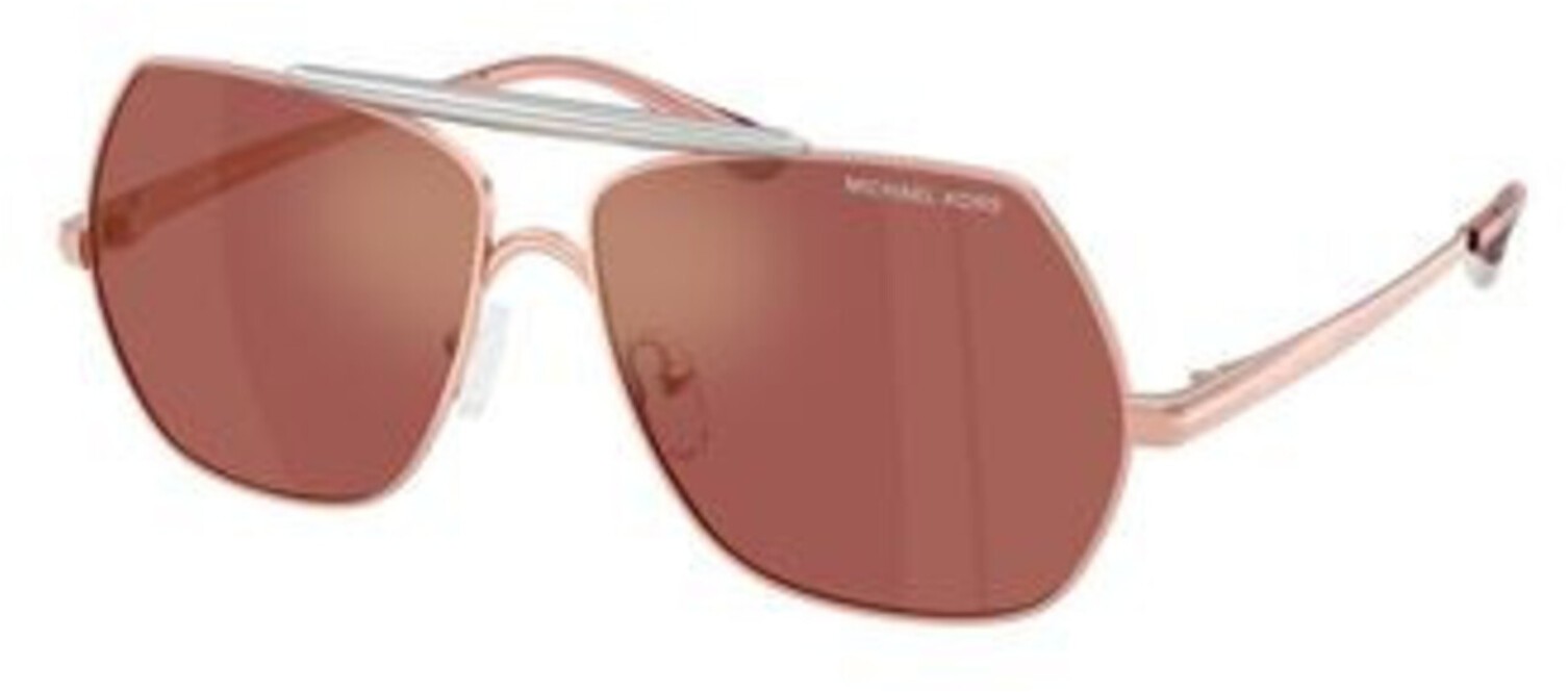 Michael Kors MK 1173 rose gold wine mirror polyamide standard 1108E4 Sunglasses