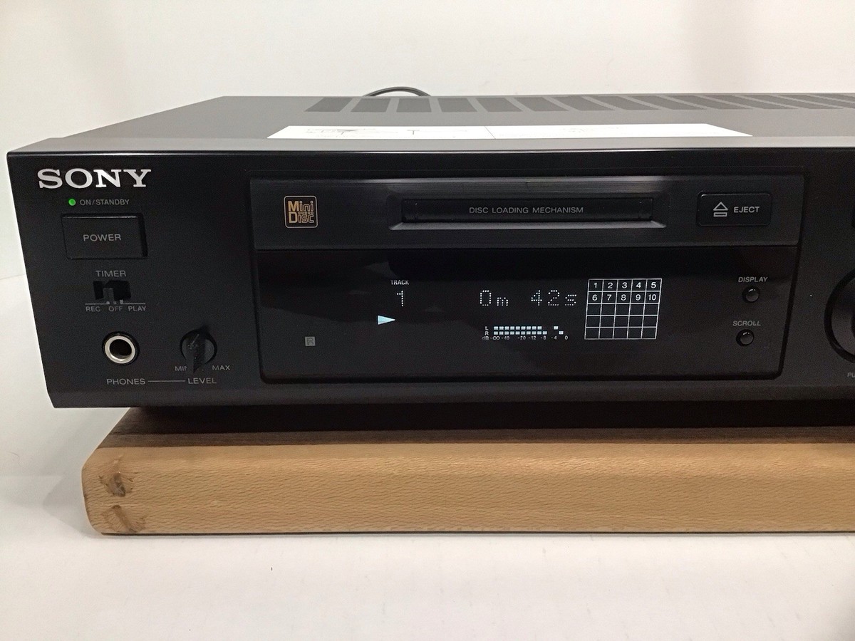 Sony minidisc recorder MDS-302 working tested, In Original Box, W