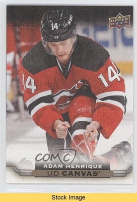 2015-16 Upper Deck UD Canvas Adam Henrique #C54 READ dm3