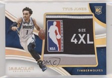 2015-16 Panini Immaculate Rookie Tag 2/2 Tyus Jones #8 Jumbo Patch 08u6